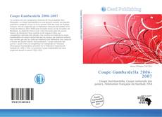 Portada del libro de Coupe Gambardella 2006-2007