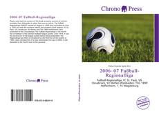 2006–07 Fußball-Regionalliga kitap kapağı