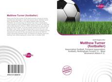 Capa do livro de Matthew Turner (footballer) 