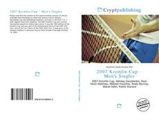 Buchcover von 2007 Kremlin Cup – Men's Singles