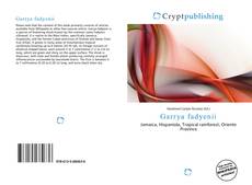 Buchcover von Garrya fadyenii