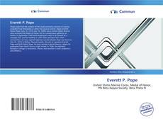 Capa do livro de Everett P. Pope 