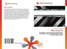 Buchcover von Max Vogrich