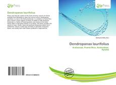 Couverture de Dendropanax laurifolius