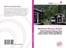 Capa do livro de Meillionen Railway Station 