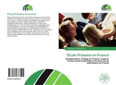 Capa do livro de École Primaire en France 