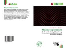 Capa do livro de Melaleuca preissiana 