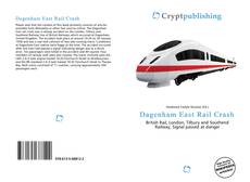 Buchcover von Dagenham East Rail Crash