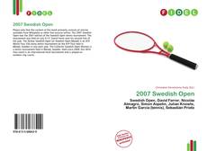 Bookcover of 2007 Swedish Open