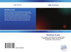 Mathilde Kralik的封面