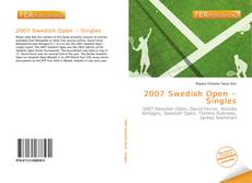 2007 Swedish Open – Singles的封面