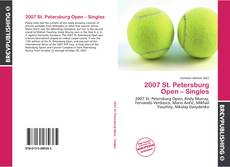 2007 St. Petersburg Open – Singles的封面
