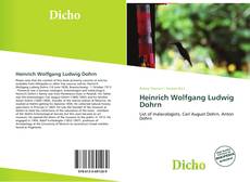 Copertina di Heinrich Wolfgang Ludwig Dohrn