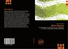 Buchcover von Allan Kaprow