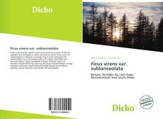 Copertina di Ficus virens var. sublanceolata