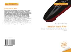 Обложка British Rail MPV