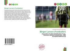 Portada del libro de Birger Larsen (Footballer)