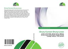 Buchcover von Drury Curzon Drury-Lowe