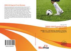 Buchcover von 2003–04 Cypriot First Division