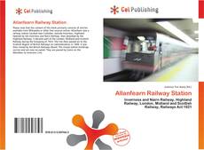 Capa do livro de Allanfearn Railway Station 