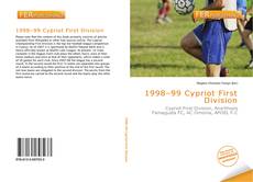 1998–99 Cypriot First Division kitap kapağı