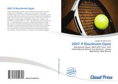 Bookcover of 2007 If Stockholm Open