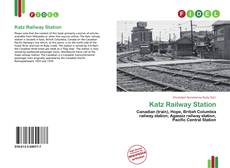 Portada del libro de Katz Railway Station