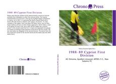 Bookcover of 1988–89 Cypriot First Division