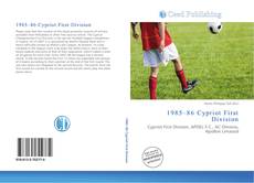 Buchcover von 1985–86 Cypriot First Division