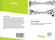 Bookcover of Josef Seger