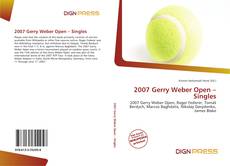 Copertina di 2007 Gerry Weber Open – Singles