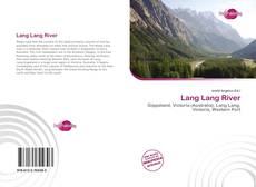 Capa do livro de Lang Lang River 