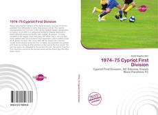 Bookcover of 1974–75 Cypriot First Division