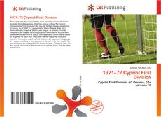 Capa do livro de 1971–72 Cypriot First Division 