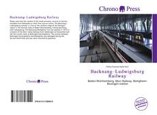 Bookcover of Backnang–Ludwigsburg Railway