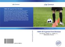 Capa do livro de 1964–65 Cypriot First Division 