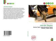 Bookcover of John M. Clayton