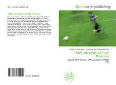 1945–46 Cypriot First Division的封面
