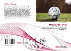 Couverture de Matthew Bloomer