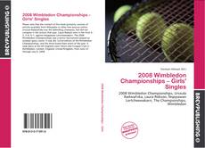 Portada del libro de 2008 Wimbledon Championships – Girls' Singles