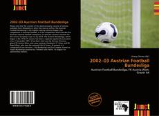 Buchcover von 2002–03 Austrian Football Bundesliga