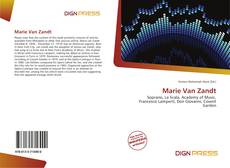Borítókép a  Marie Van Zandt - hoz