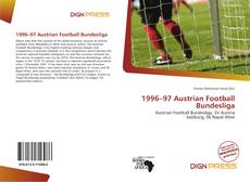 Bookcover of 1996–97 Austrian Football Bundesliga