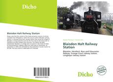 Copertina di Blaisdon Halt Railway Station