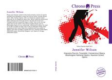 Bookcover of Jennifer Wilson