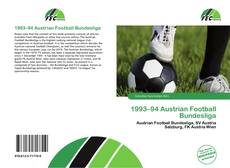 1993–94 Austrian Football Bundesliga的封面