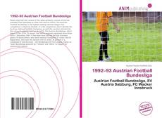 Couverture de 1992–93 Austrian Football Bundesliga