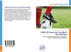 Capa do livro de 1988–89 Austrian Football Bundesliga 