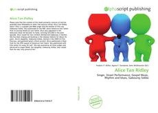 Bookcover of Alice Tan Ridley
