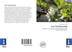 Buchcover von Lev Tsenkovsky